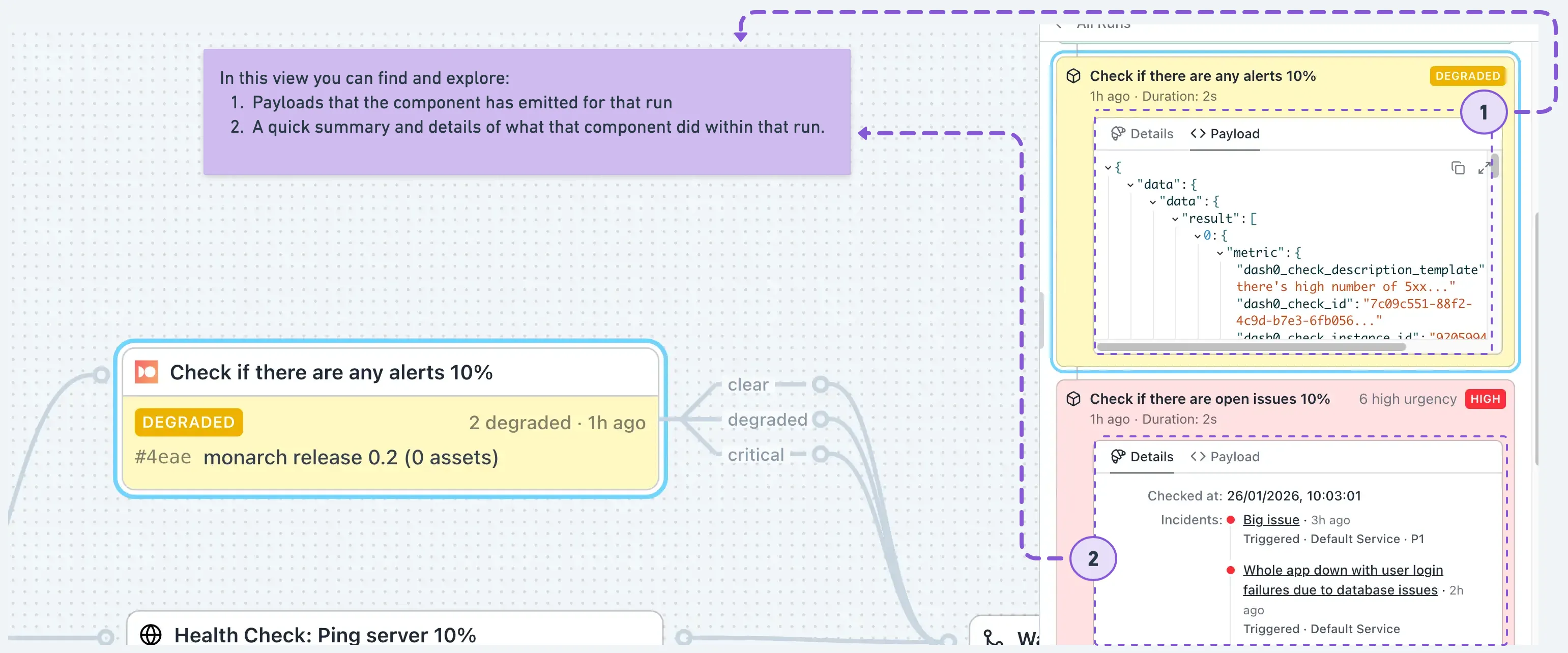 Run item details expanded
